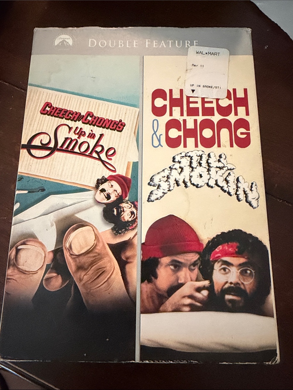 Cheech & Chong Double Feature VHS - Up in Smoke (Beige & Red)